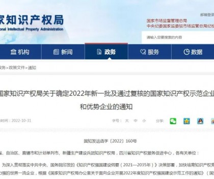 國家級認可！浪鯨衛(wèi)浴順利通過“國家知識產(chǎn)權優(yōu)勢企業(yè)”復核