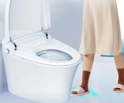 航標新品丨黑科技，凈力沖，雙感沖水·抗菌智能馬桶WZ5011/2