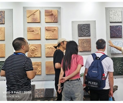 第42屆佛山陶博會期間，陳工陶純手工陶藝磚新品驚艷亮相