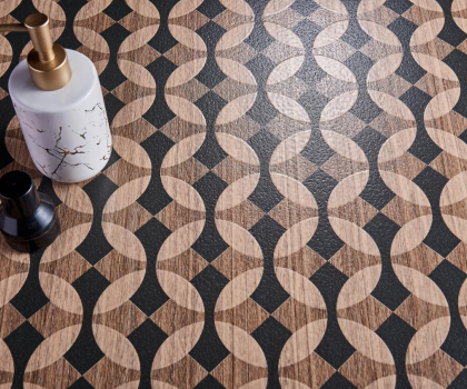 蒙娜麗莎瓷磚流金曜影｜解構幾何拼花美學，演繹多重質感藝術